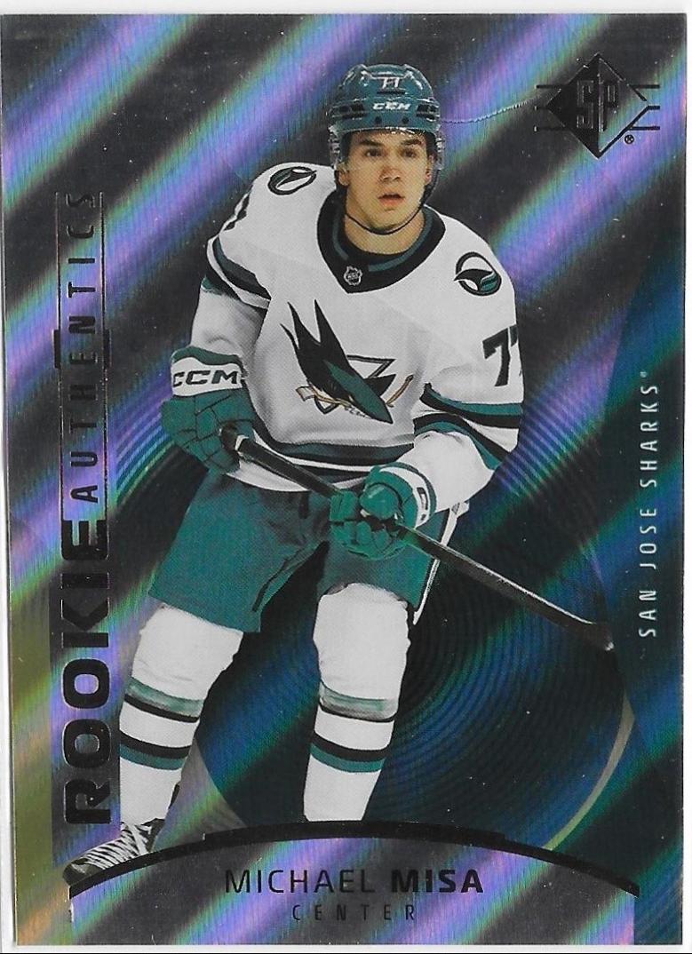 Michael Misa [Patterned Foilboard Gold Rookie Authentics] #122