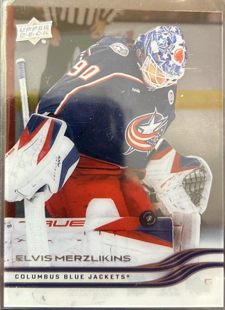 Elvis Merzlikins [Clear Cut] #298