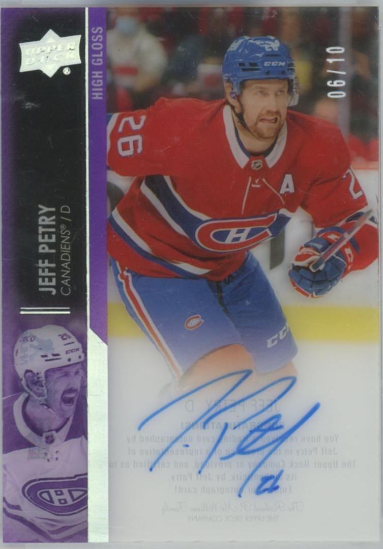 Jeff Petry [High Gloss] #CC-PE
