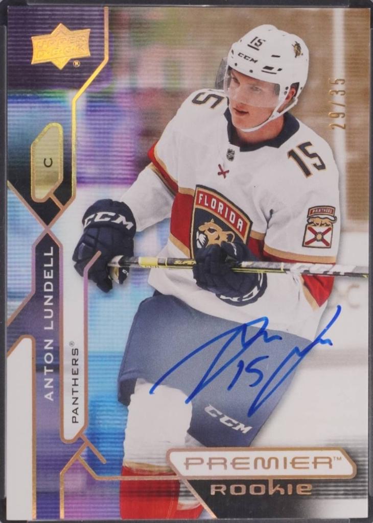 Anton Lundell [Gold Autograph] #147