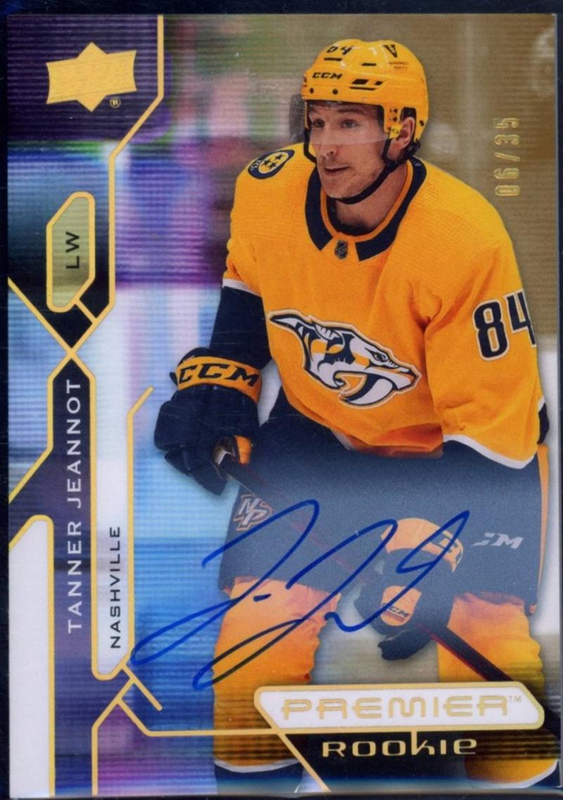 Tanner Jeannot [Gold Autograph] #105