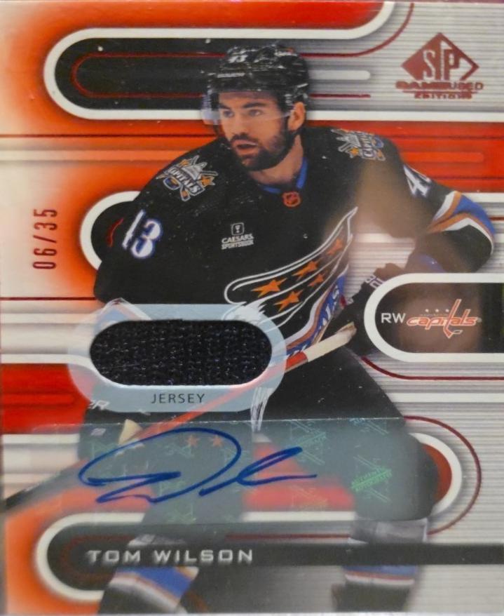 Tom Wilson [Red Autograph Jersey] #48