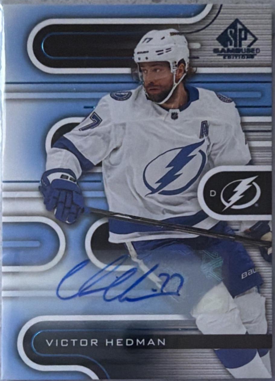 Victor Hedman [Uniform Autograph] #58