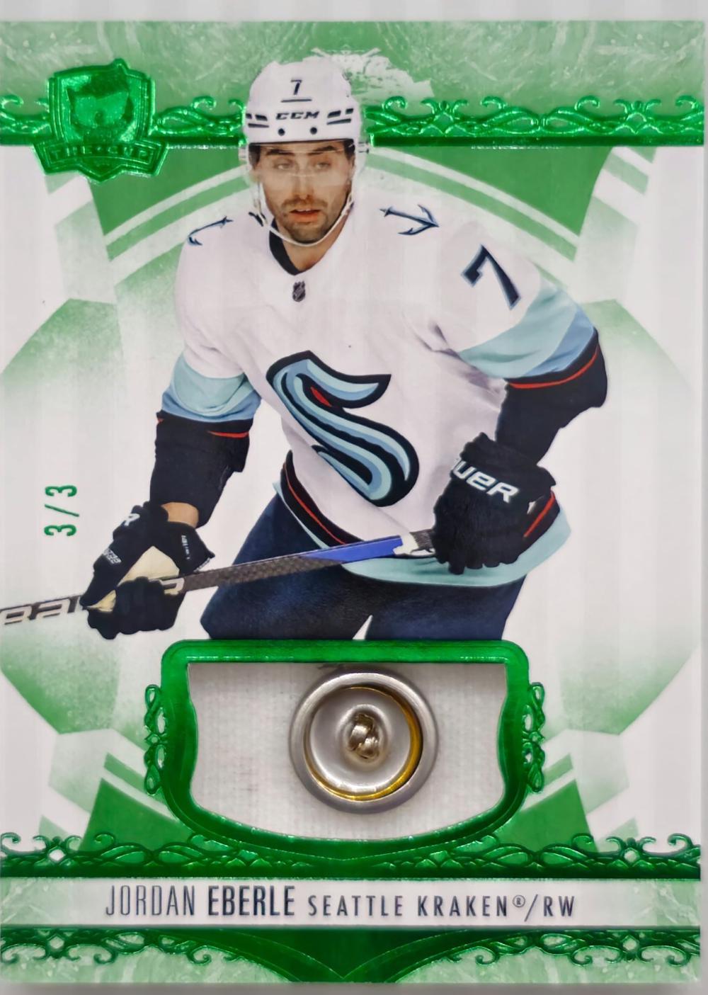 Jordan Eberle [Green Foil Button] #88
