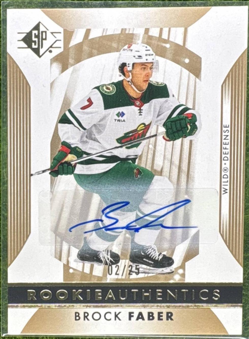 Brock Faber [Signature] #128