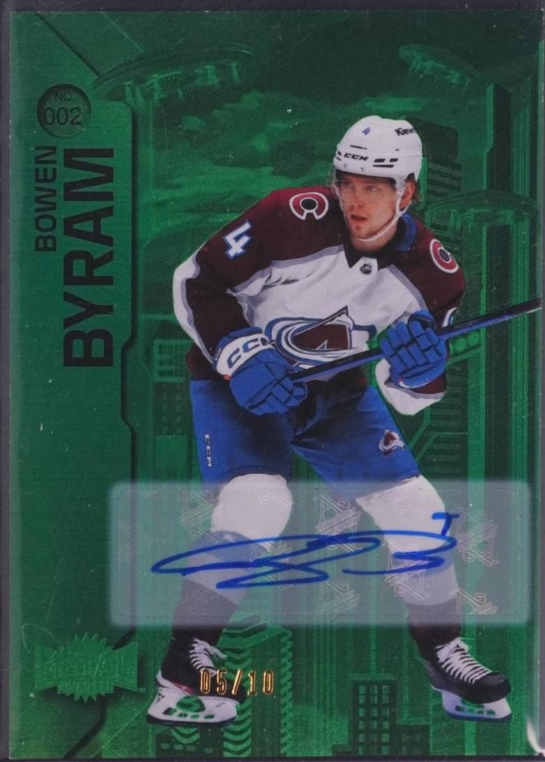 Bowen Byram [Green Autograph] #2