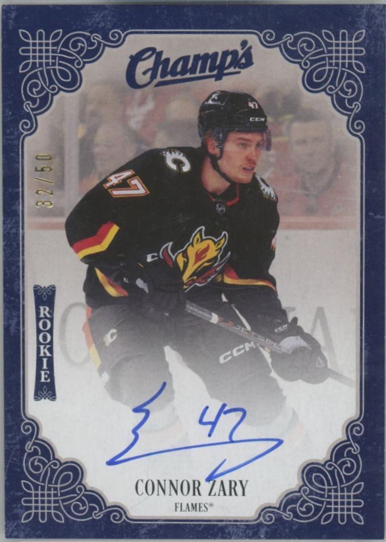 Connor Zary [Blue] #C-CZ