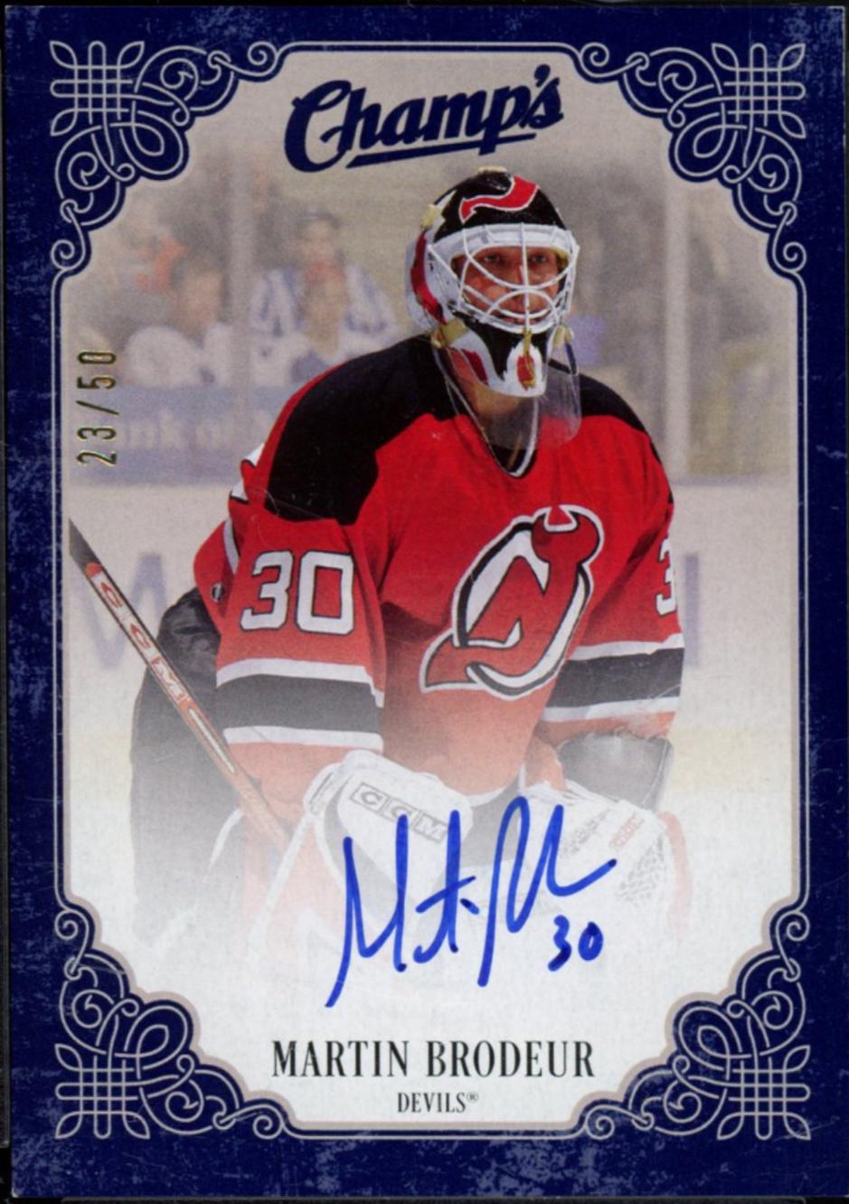Martin Brodeur [Blue] #C-BR