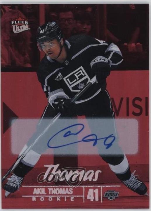 Akil Thomas [Rainbow Foil Autograph] #207
