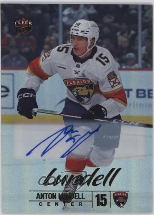 Anton Lundell [Rainbow Foil Autograph] #53