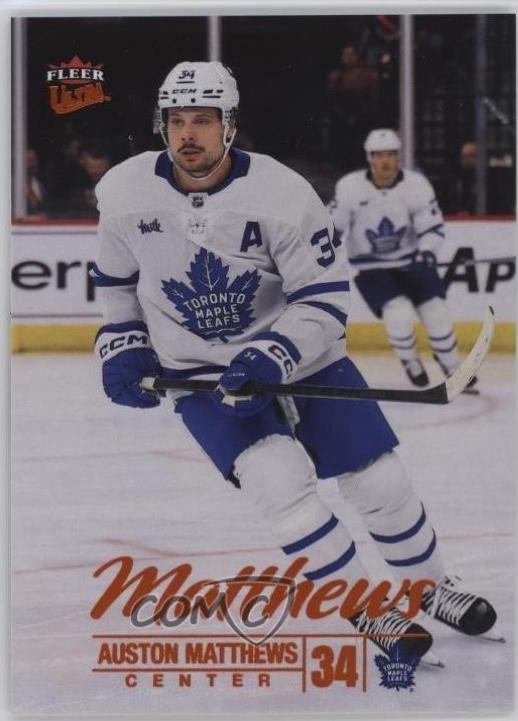 Auston Matthews [Orange Foil] #48