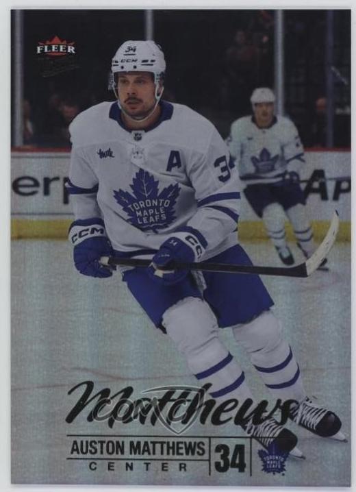 Auston Matthews [Rainbow Foil Autograph] #48