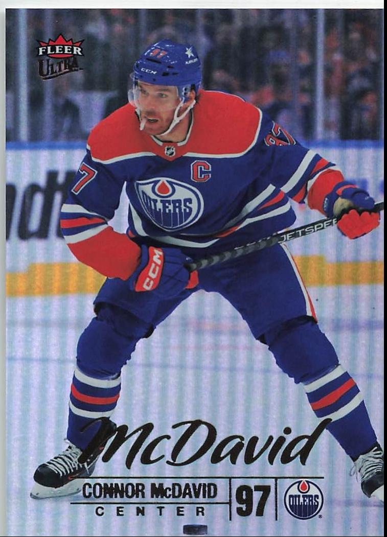 Connor McDavid [Rainbow Foil Autograph] #82