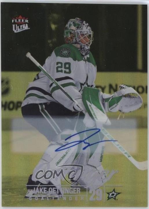Jake Oettinger [Rainbow Foil Autograph] #54