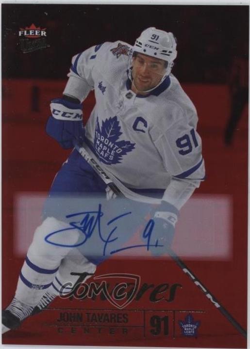 John Tavares [Rainbow Foil Autograph] #58