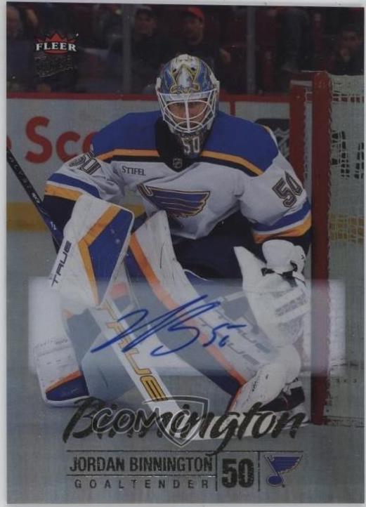 Jordan Binnington [Rainbow Foil Autograph] #2