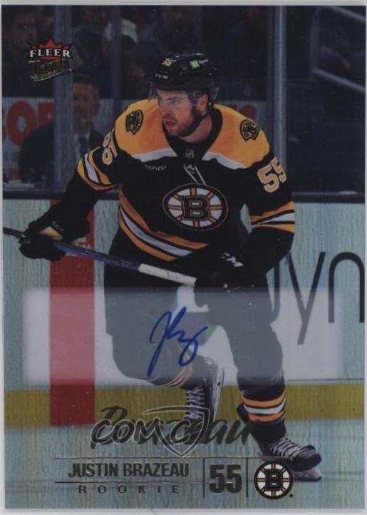 Justin Brazeau [Rainbow Foil Autograph] #231