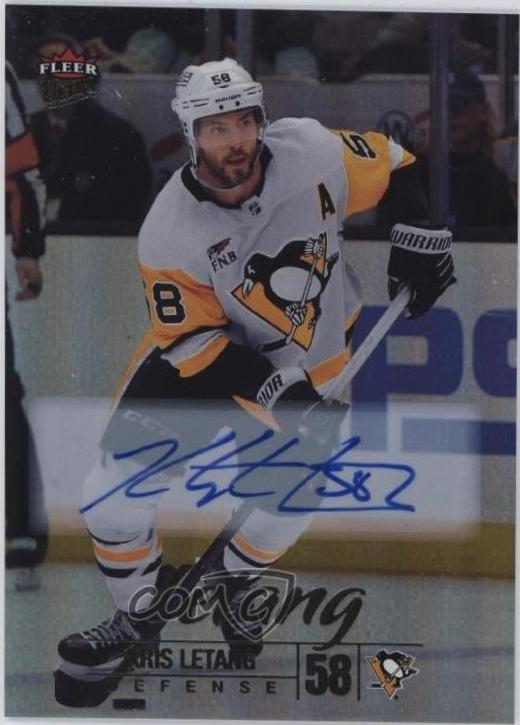 Kris Letang [Rainbow Foil Autograph] #39