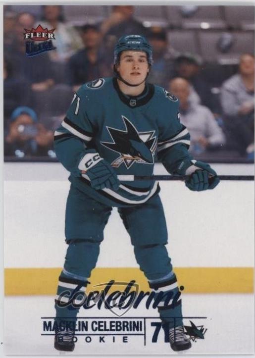 Macklin Celebrini [Blue Foil] #212