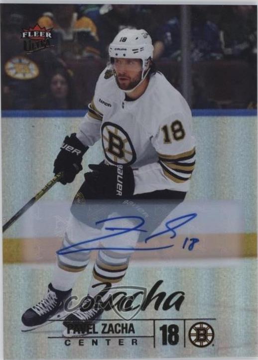 Pavel Zacha [Rainbow Foil Autograph] #79