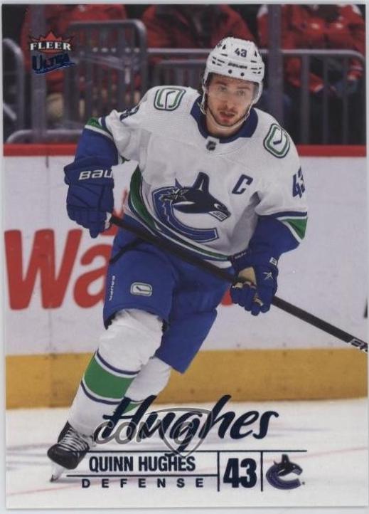Quinn Hughes [Blue Foil] #87