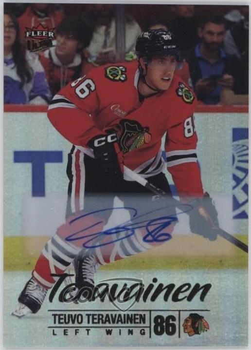 Teuvo Teravainen [Rainbow Foil Autograph] #62