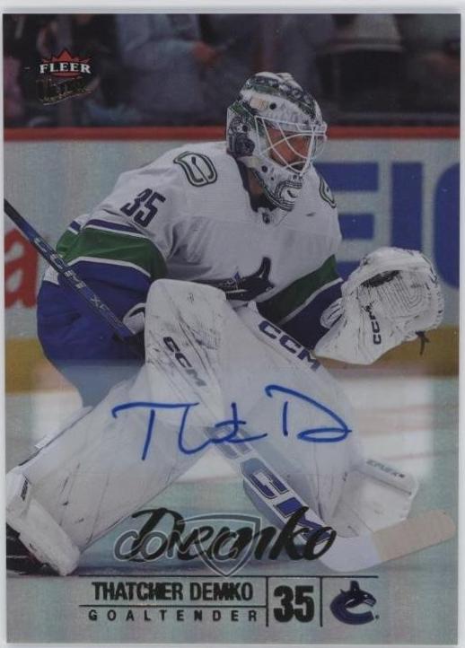 Thatcher Demko [Rainbow Foil Autograph] #23