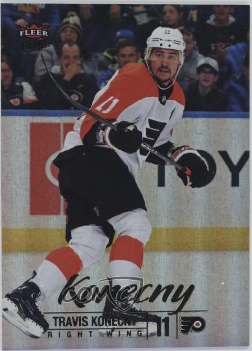 Travis Konecny [Rainbow Foil Autograph] #7