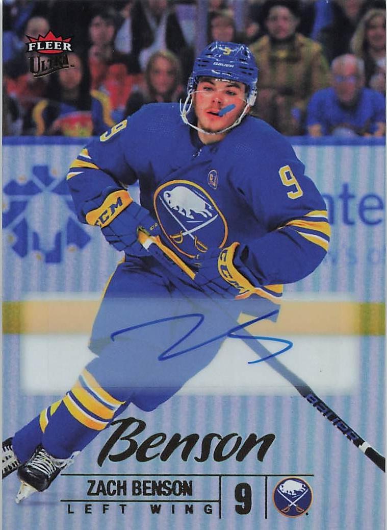 Zach Benson [Rainbow Foil Autograph] #38