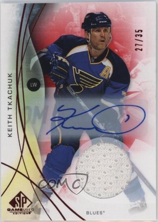 Keith Tkachuk [Red Auto Jersey] #191