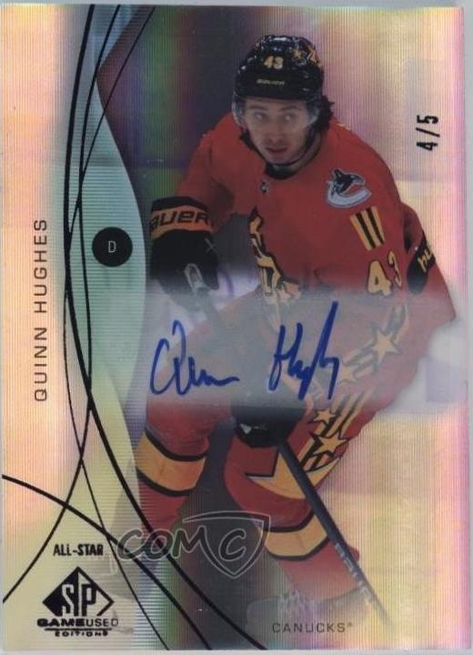 Quinn Hughes [Purple Autograph] #121