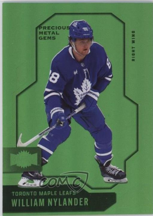 William Nylander [Green Precious Metal Gems] #77