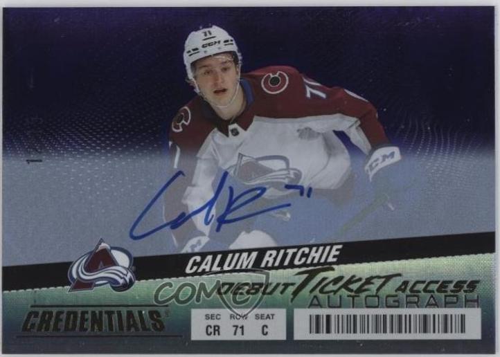 Calum Ritchie [Purple Horizontal Autograph] #107
