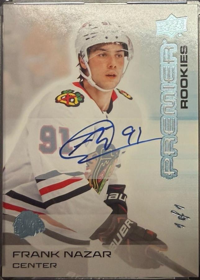Frank Nazar [Platinum Blue Autograph] #107