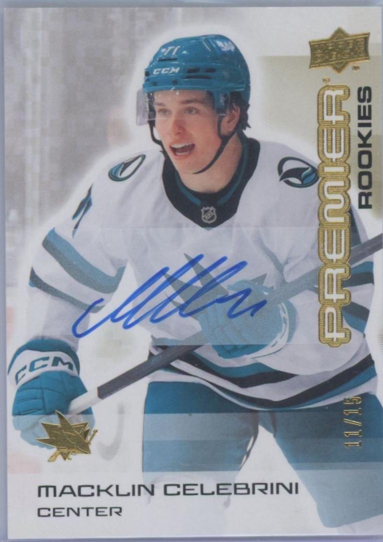 Macklin Celebrini [Gold Autograph] #101