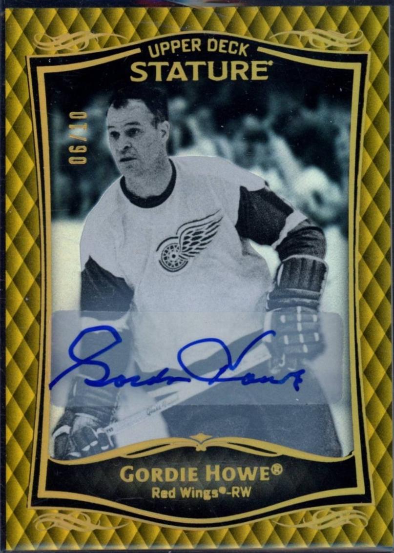 Gordie Howe [Gold Autograph] #27