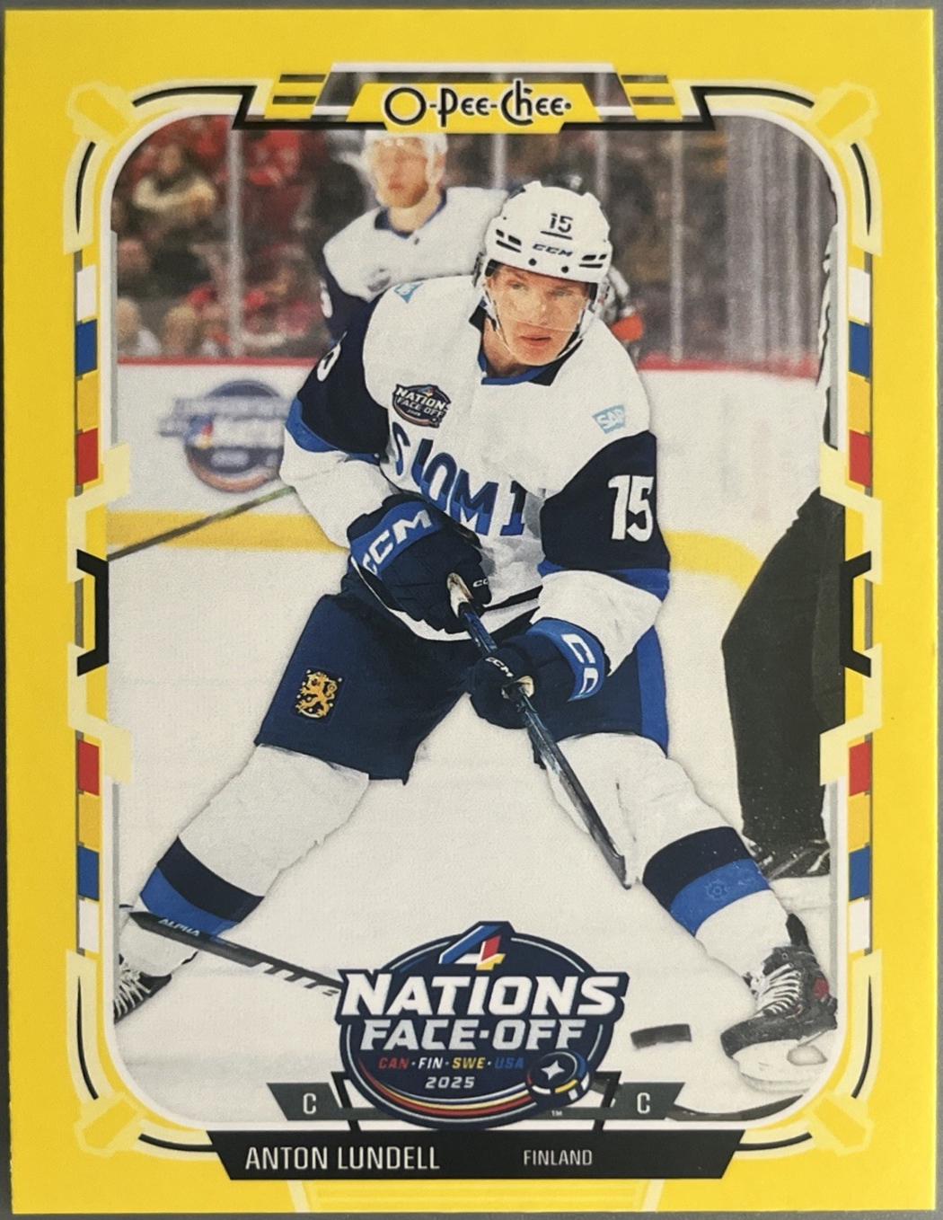 Anton Lundell [Yellow Border] #534
