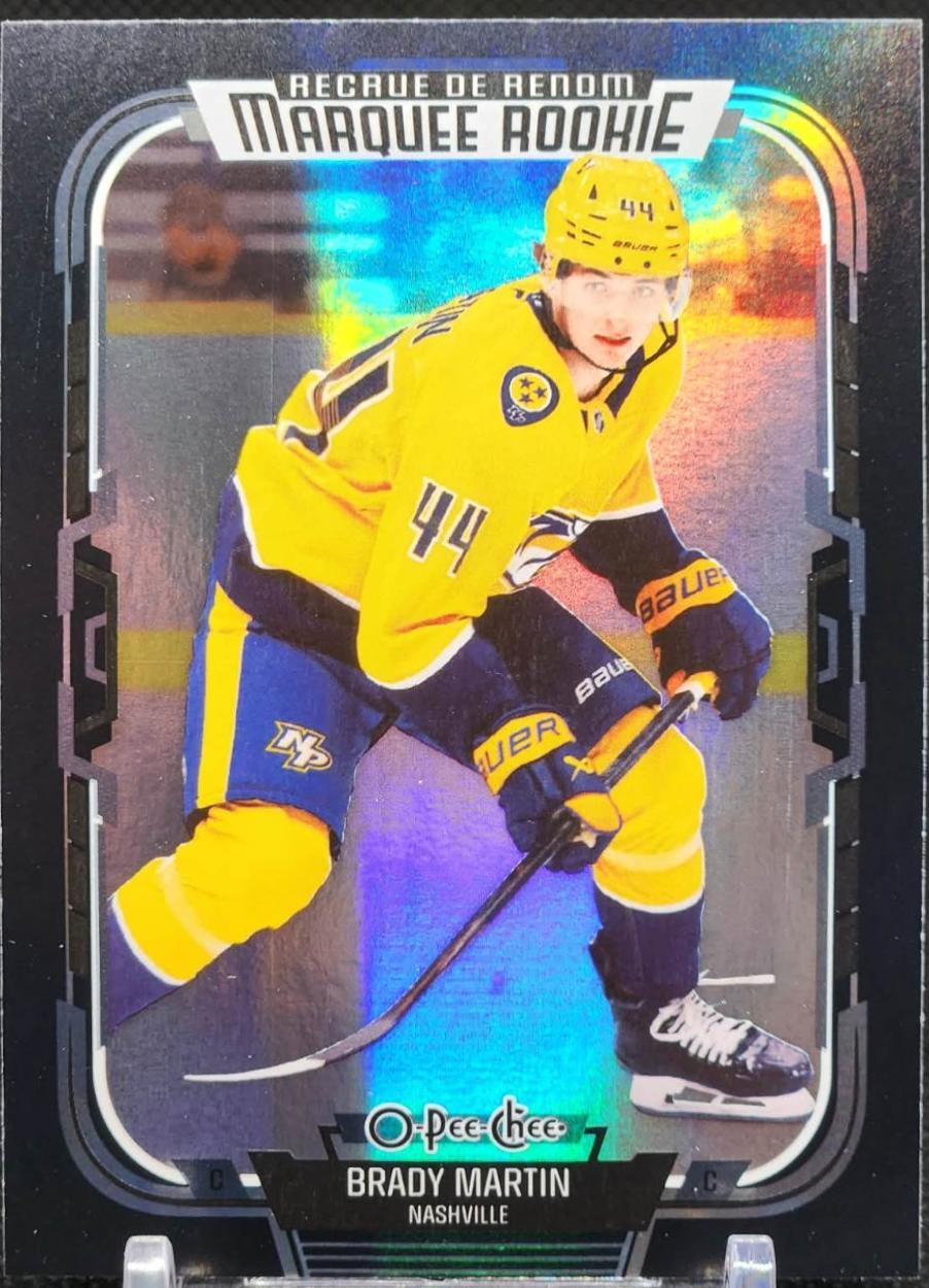 Brady Martin [Rainbow Foil Black] #589