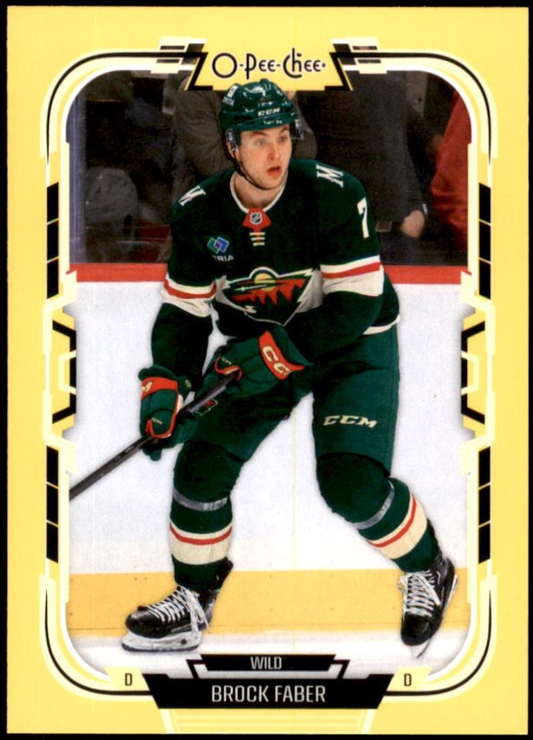Brock Faber [Yellow Border] #73