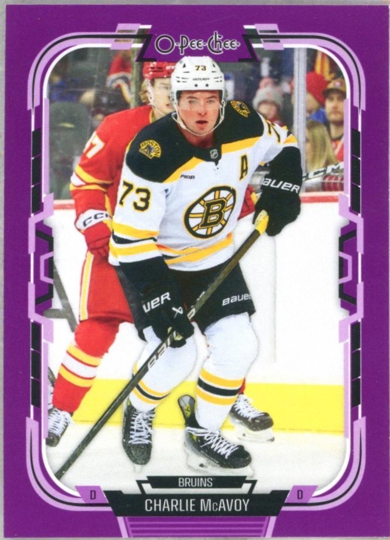 Charlie McAvoy [Purple Border] #126