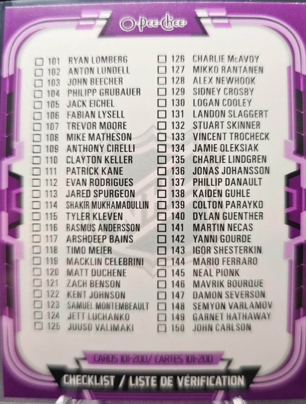 Checklist [Purple Border] #200