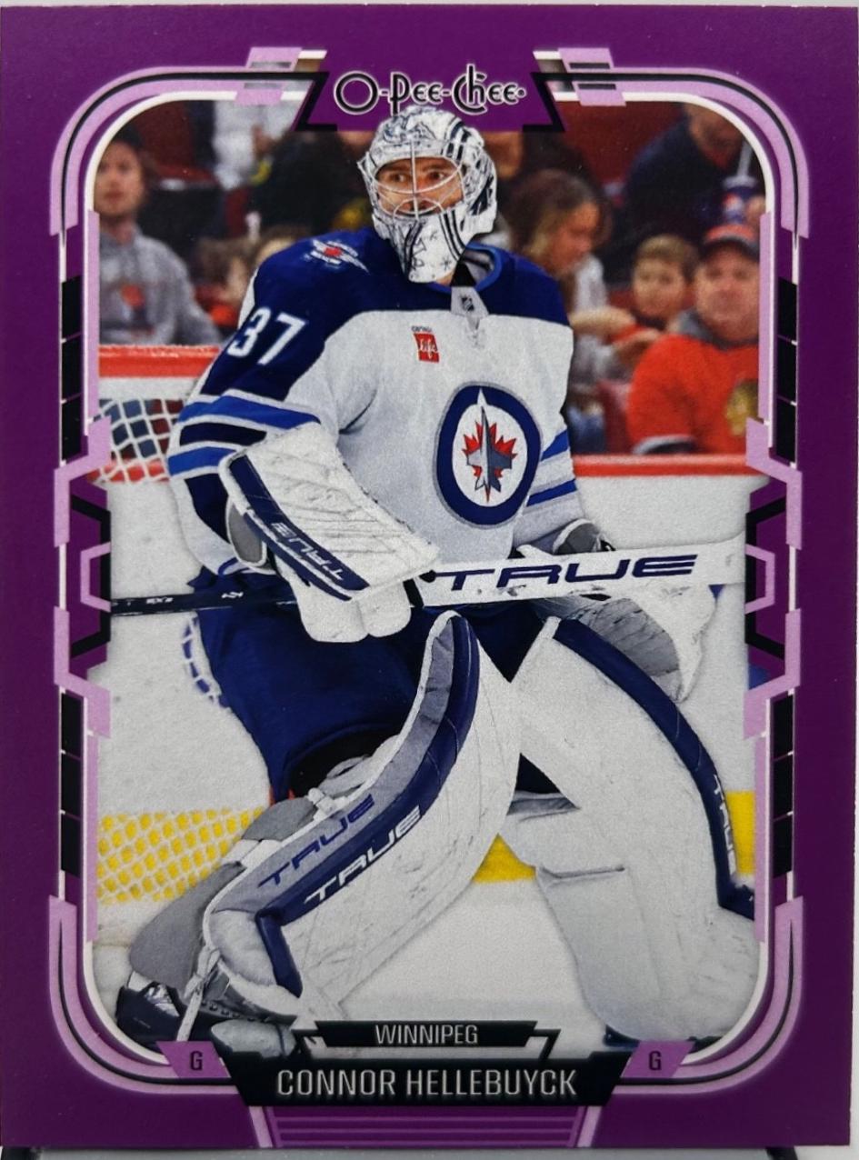 Connor Hellebuyck [Purple Border] #20