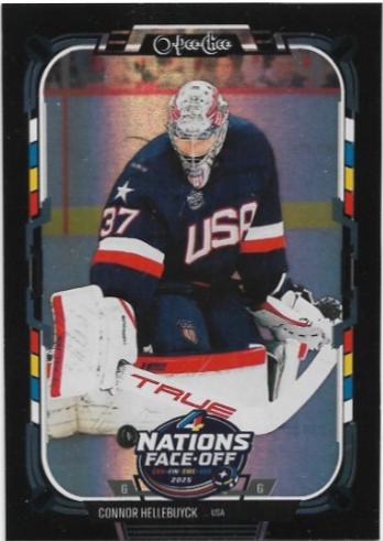 Connor Hellebuyck [Rainbow Foil Black] #537