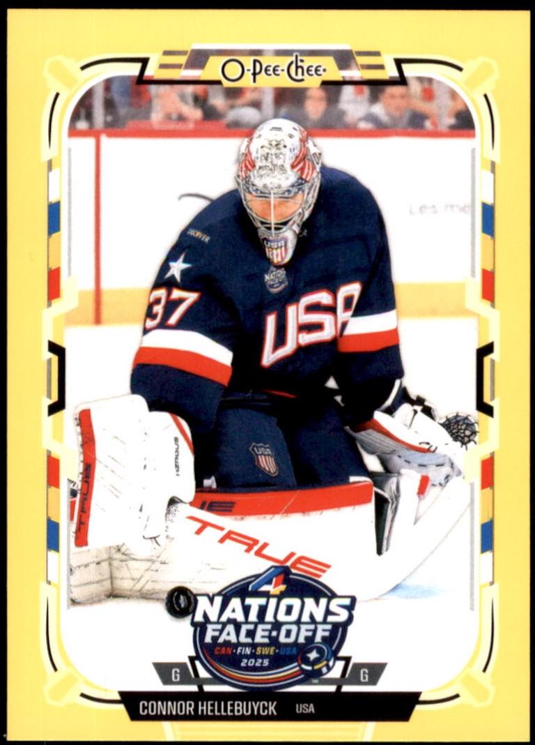 Connor Hellebuyck [Yellow Border] #537