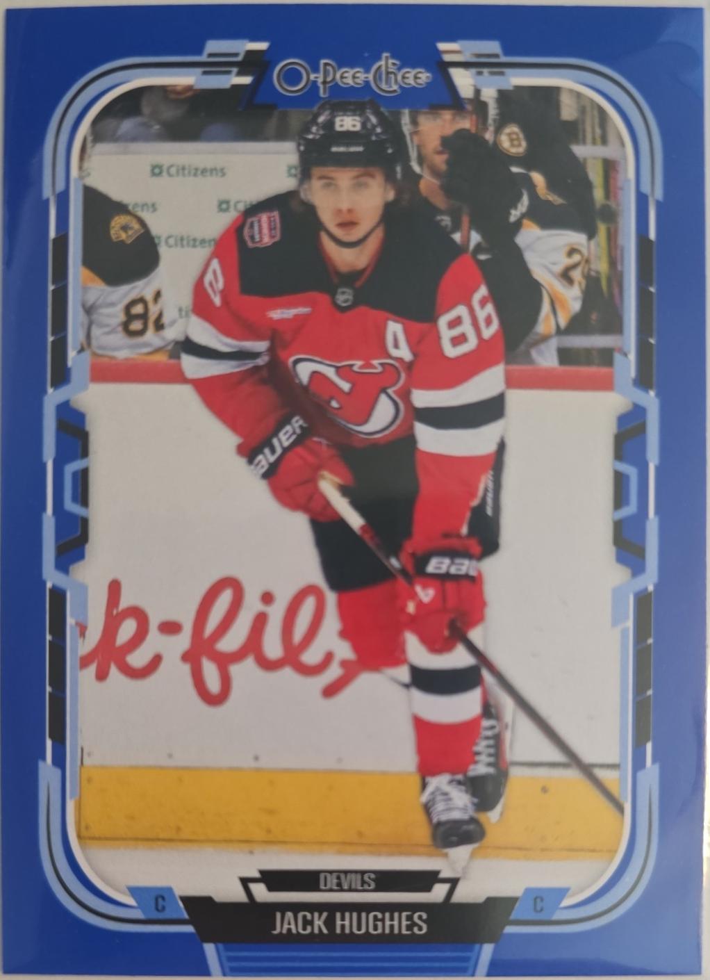 Jack Hughes [Blue Border] #368