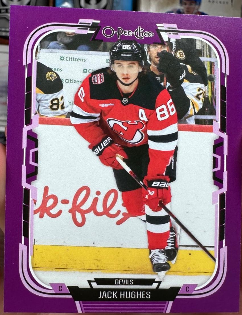 Jack Hughes [Purple Border] #368