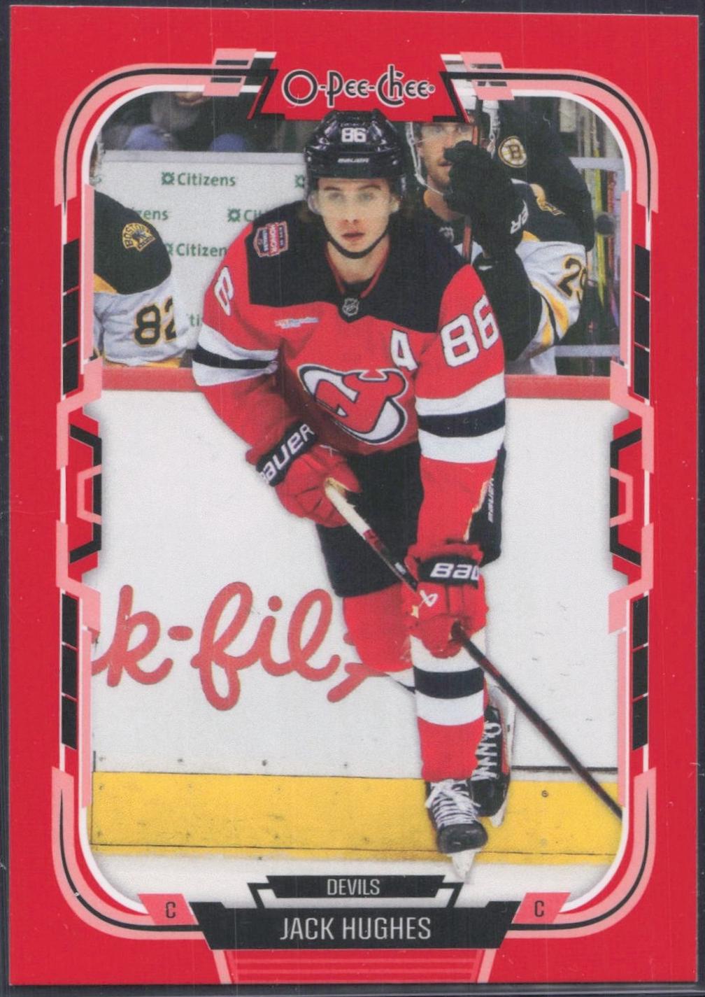 Jack Hughes [Red Border] #368