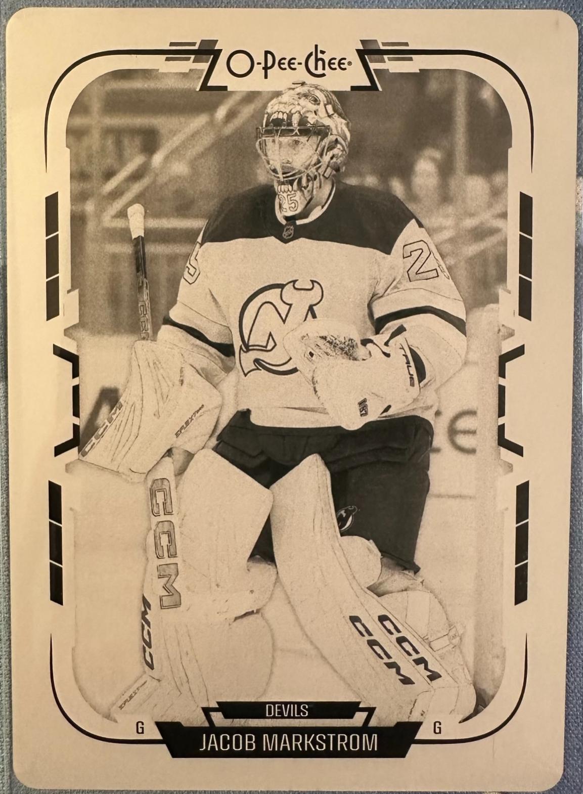 Jacob Markstrom [Printing Plate] #498