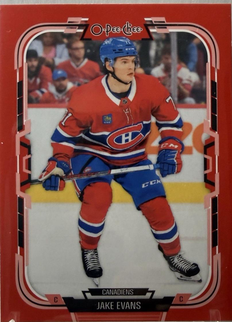 Jake Evans [Red Border] #58