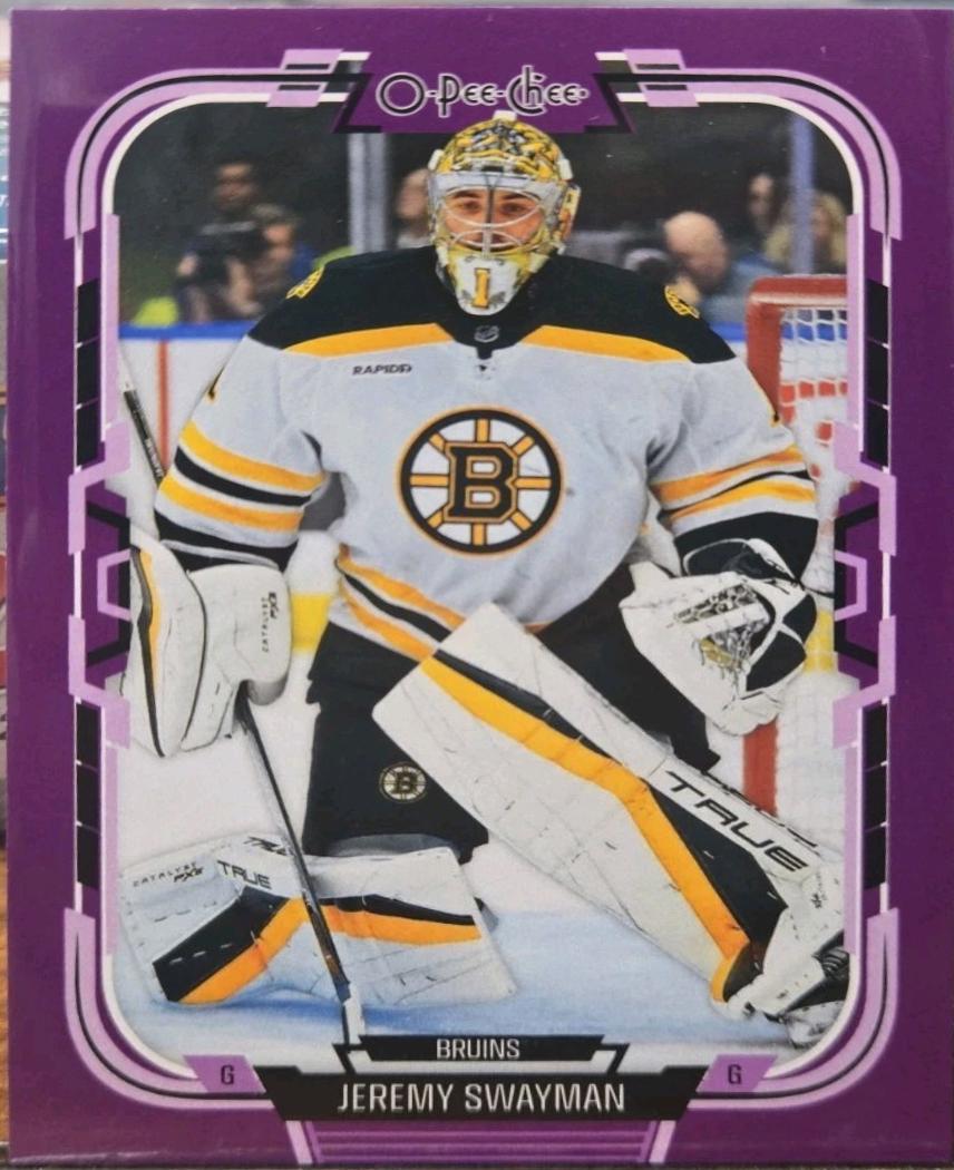 Jeremy Swayman [Purple Border] #41